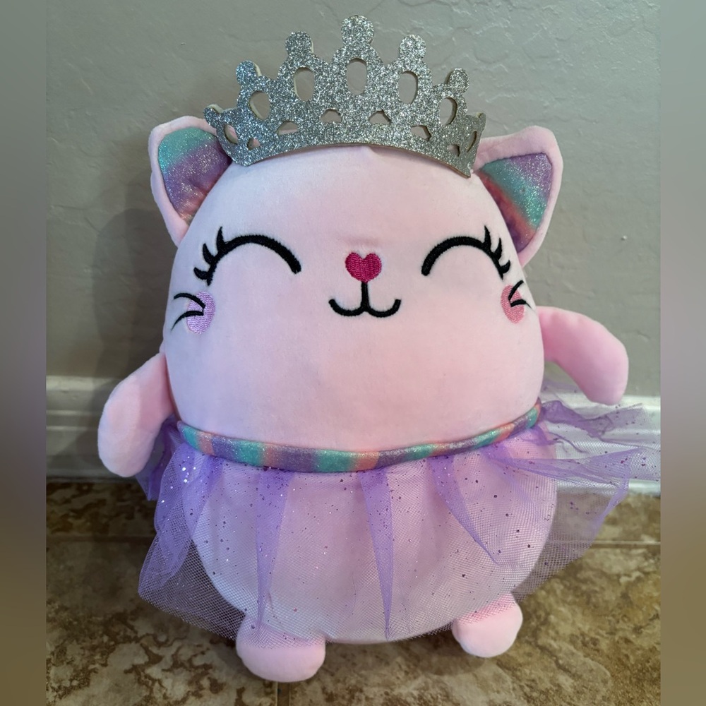 Dan Dee Squishy Ballerina Stuffed Animal w Tutu & Crown